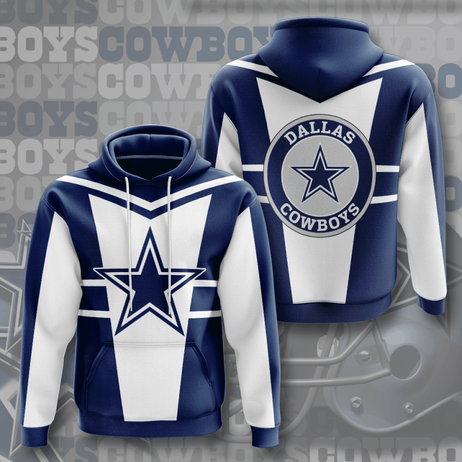 Dallas Cowboys 3D Hoodie