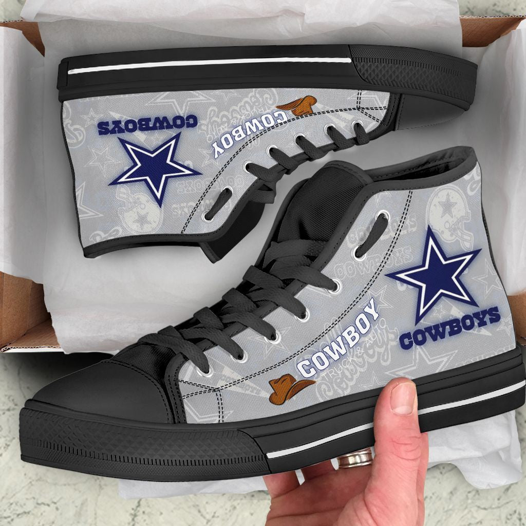 Dallas Cowboys High Top Shoes