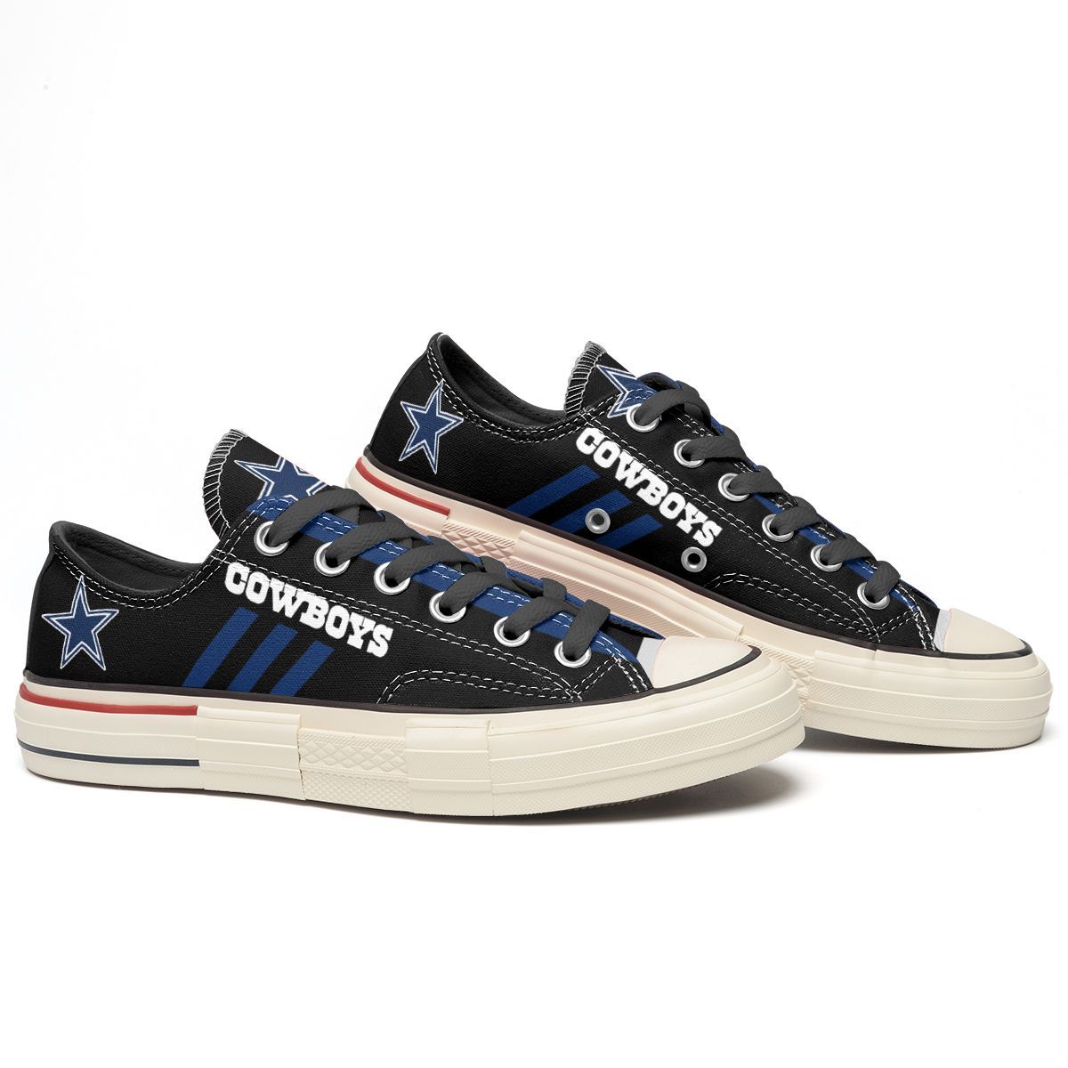 Dallas Cowboys New Low Top Canvas Shoes 19