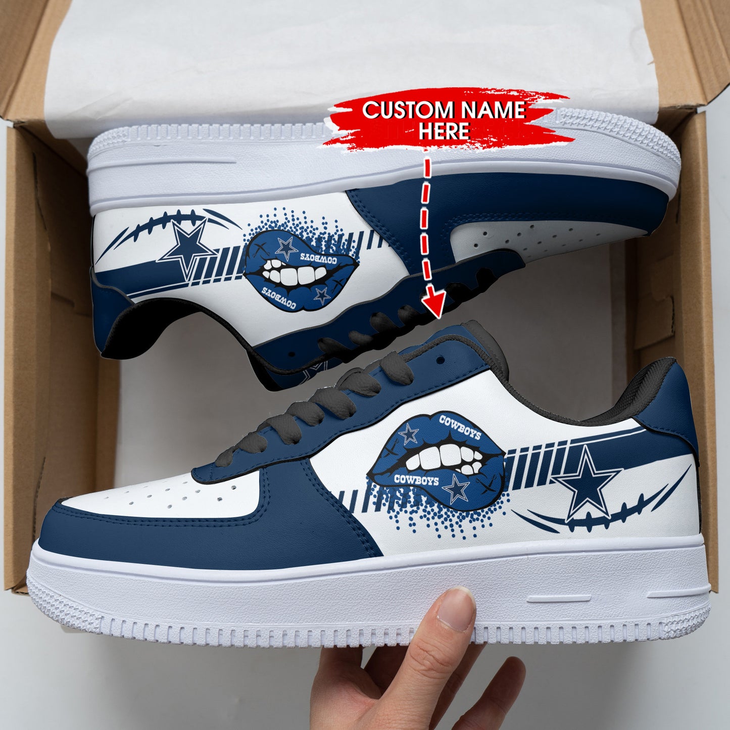 Dallas Cowboys Personalized AF1 Shoes BG341