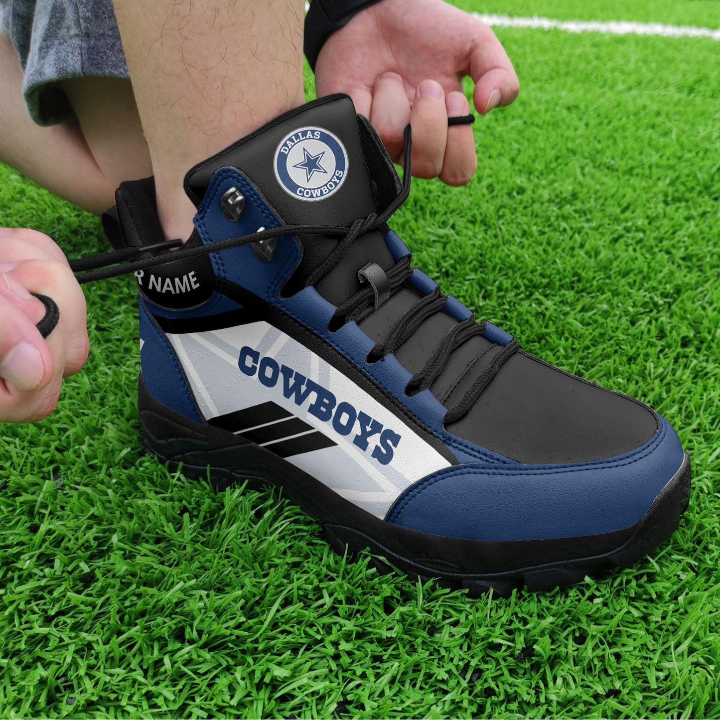 Dallas Cowboys Personalized Hiking Shoes 38