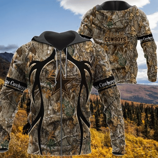 Dallas Cowboys Realtree Hunting Camo Limited Hoodie S573