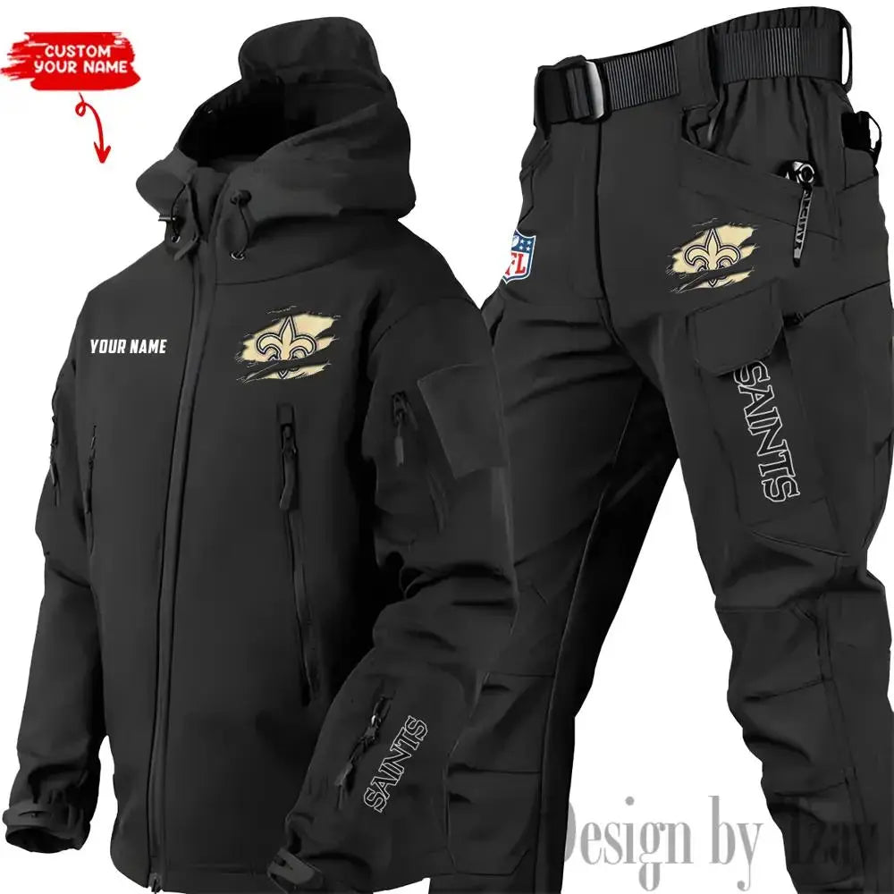 New Orleans Saints Outdoor Jacket and Pants 000091