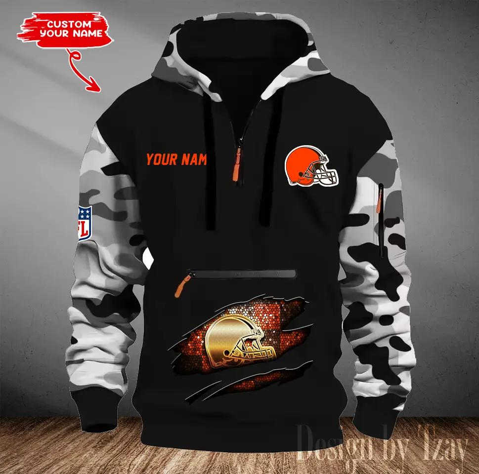 Cleveland Browns Camouflage Hooded Sweatshirt HA71