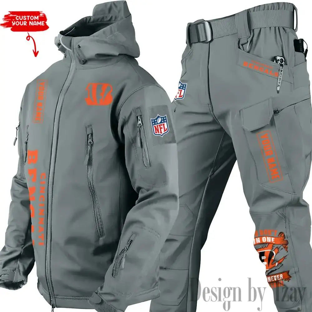 Cincinnati Bengals Outdoor Jacket and Pants 000132