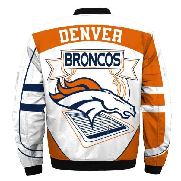 Denver Broncos Bomber Jacket 05
