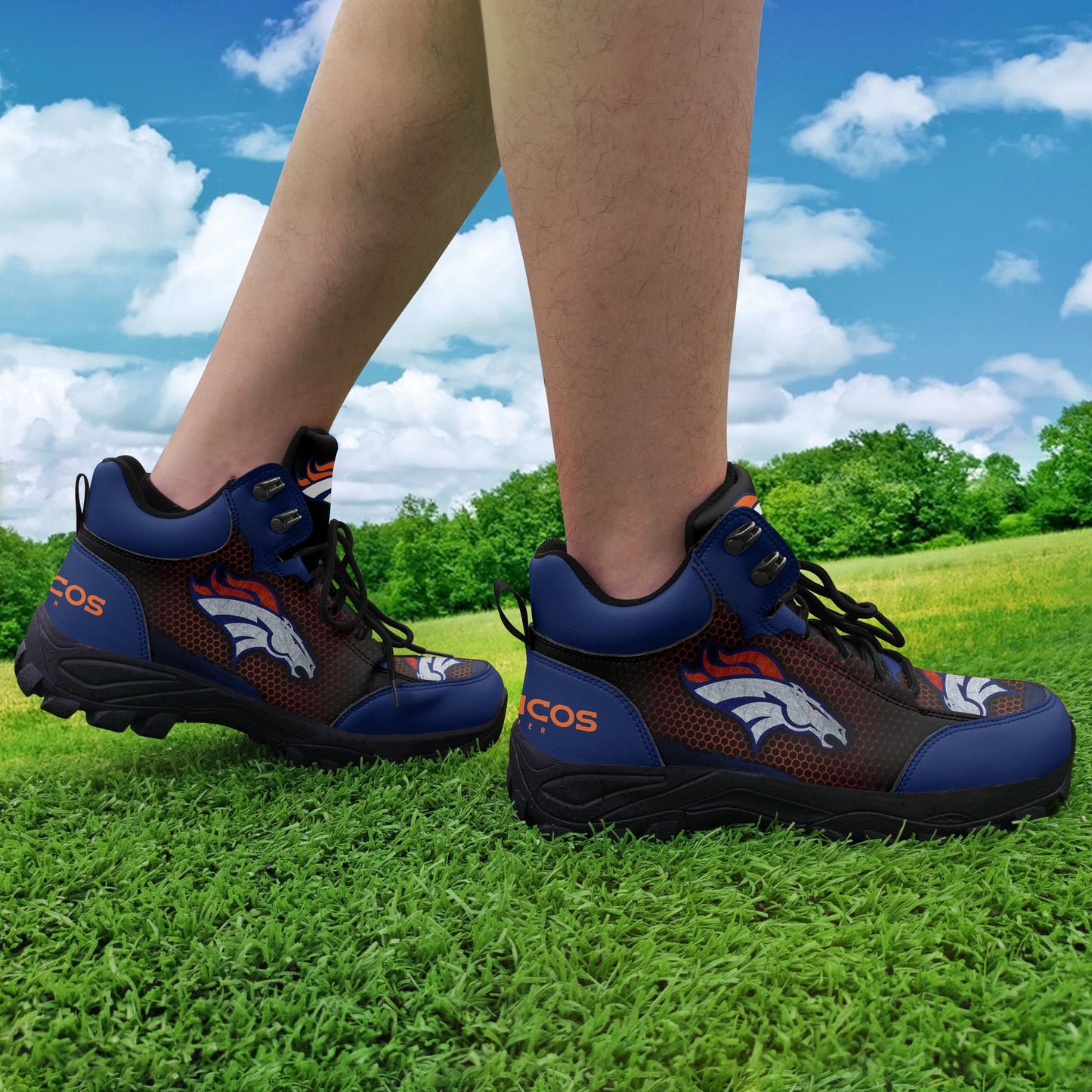 Denver Broncos Hiking Shoes 09