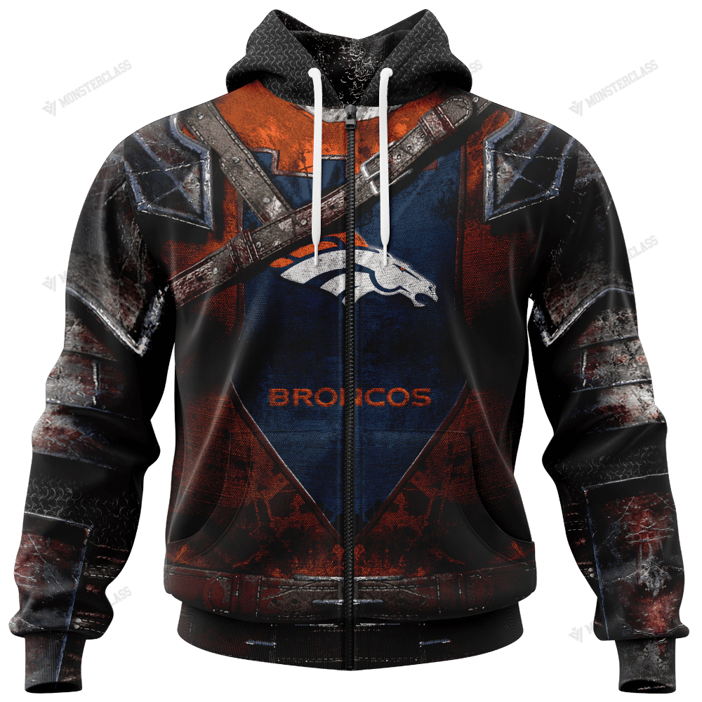 Denver Broncos Limited Edition All Over Print Hoodie Sweatshirt Zip Hoodie T shirt Unisex 958