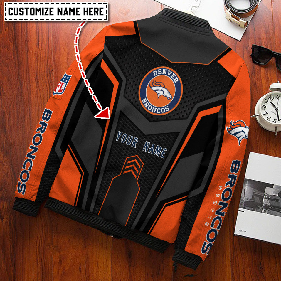 Denver Broncos Personalized Bomber Jacket BG60