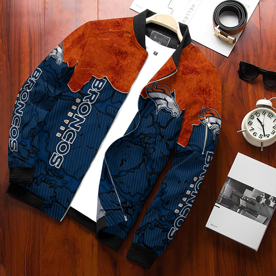 Denver Broncos Personalized Bomber Jacket BG636