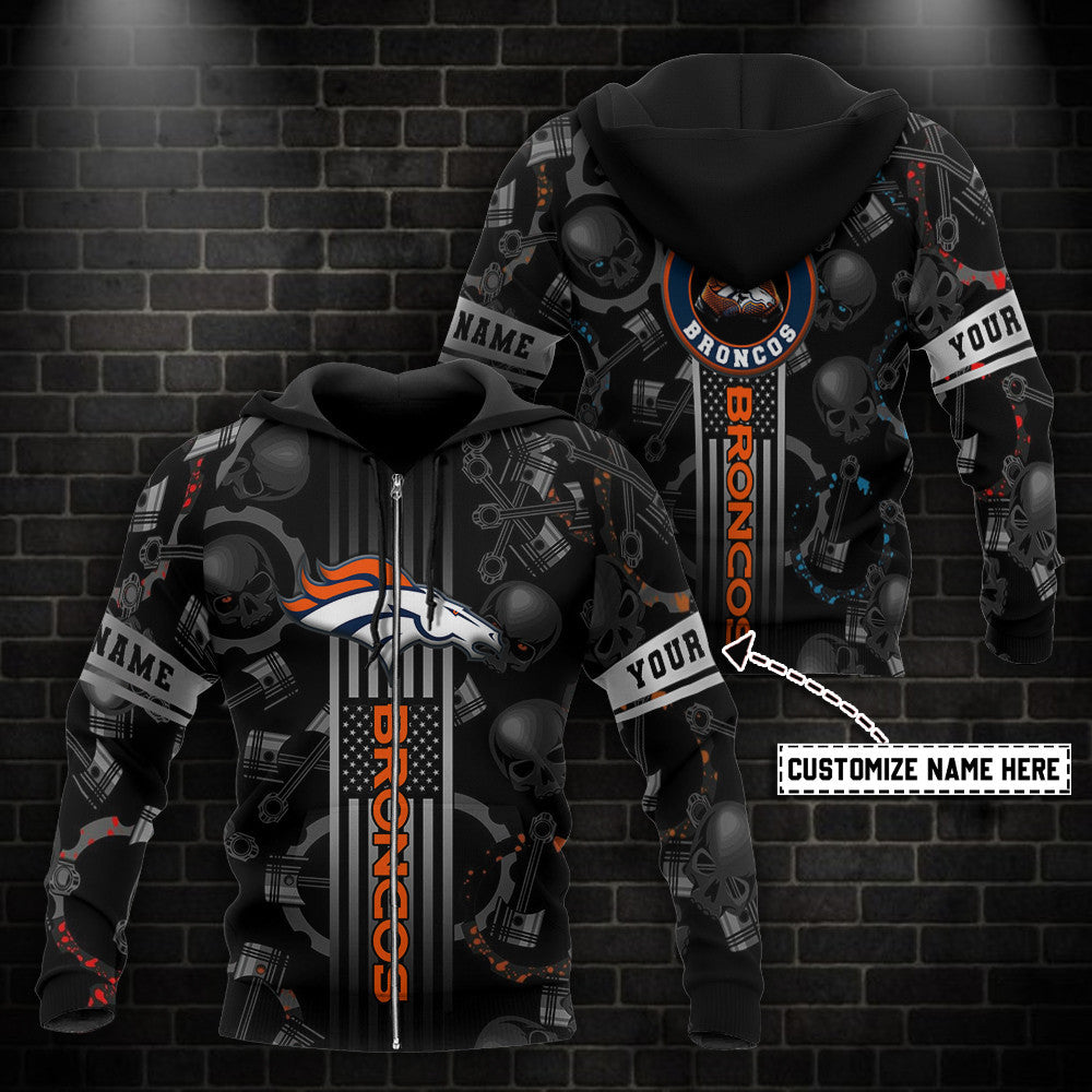 Denver Broncos Personalized Hoodie BB37