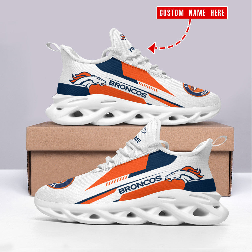Denver Broncos Personalized Yezy Running Sneakers BG667