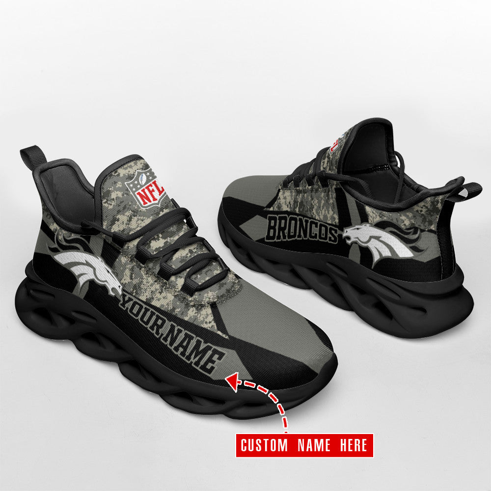 Denver Broncos Personalized Yezy Running Sneakers SPD490
