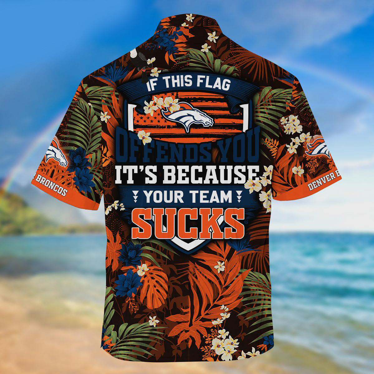 Denver Broncos Summer Hawaiian Shirt 15