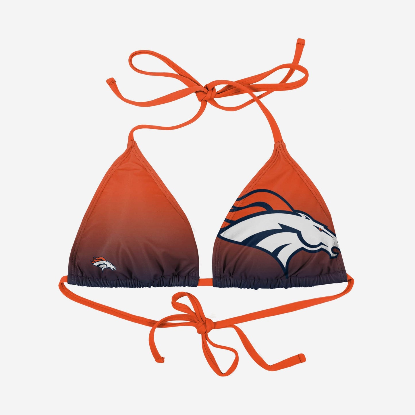 Denver Broncos Womens Gradient Big Logo Bikini