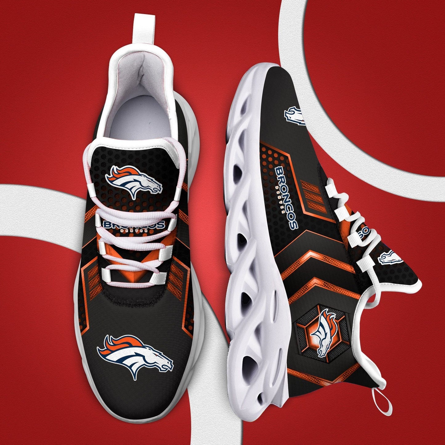 Denver Broncos Yezy Running Sneakers 188