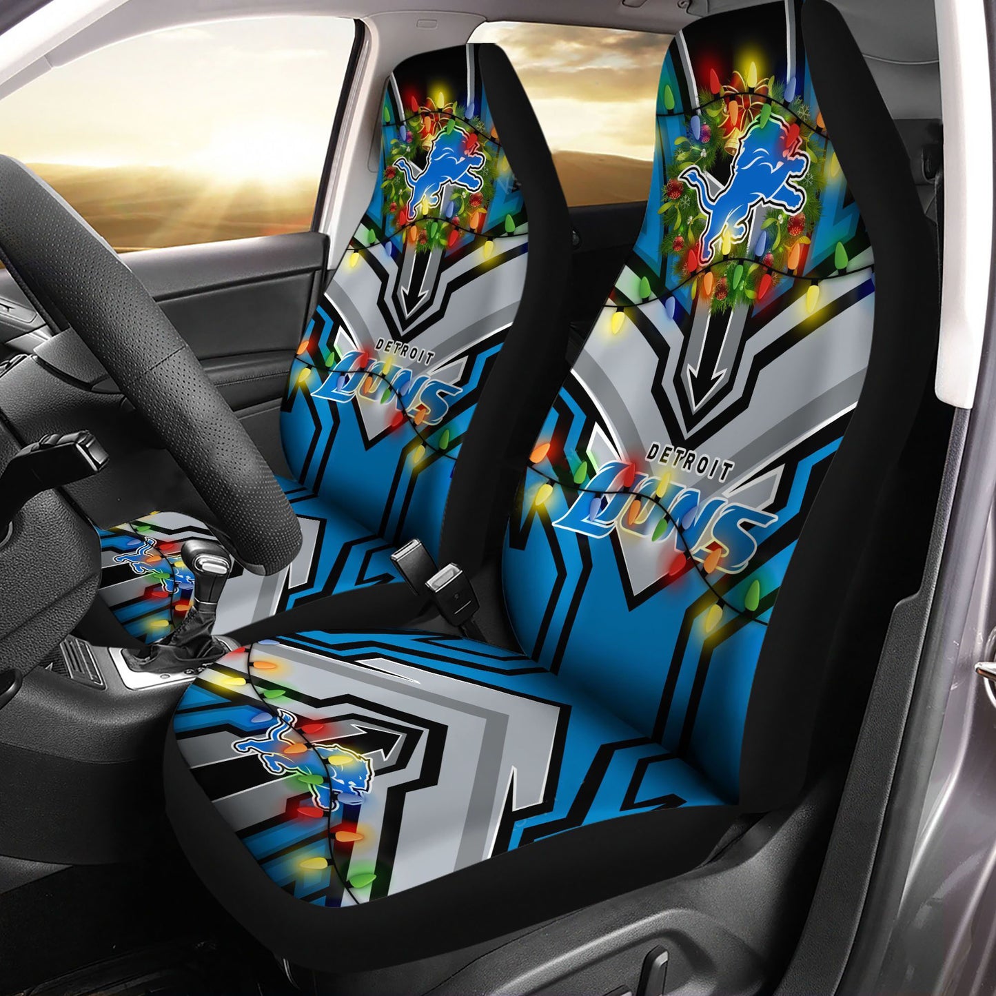 Detroit Lions Car Seat Covers BG127