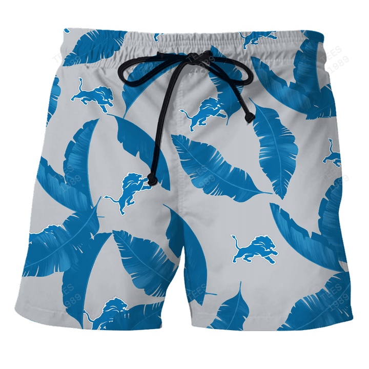 Detroit Lions Hawaii Shirt & Shorts BG81