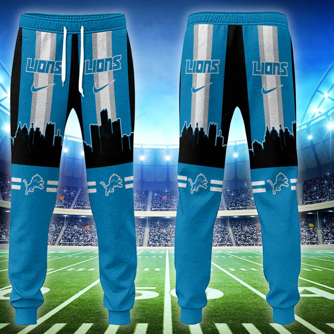 Detroit Lions Hoodie and Jogger Set BG847
