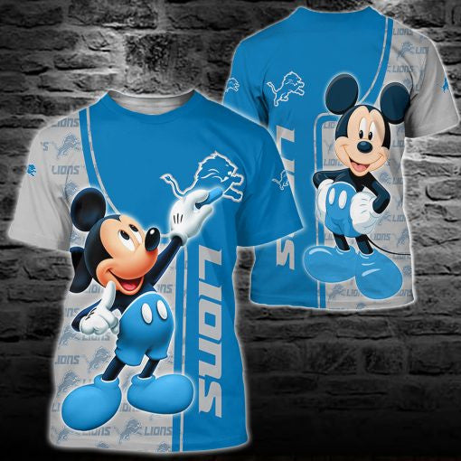 Detroit Lions Mickey All Over Printed 129