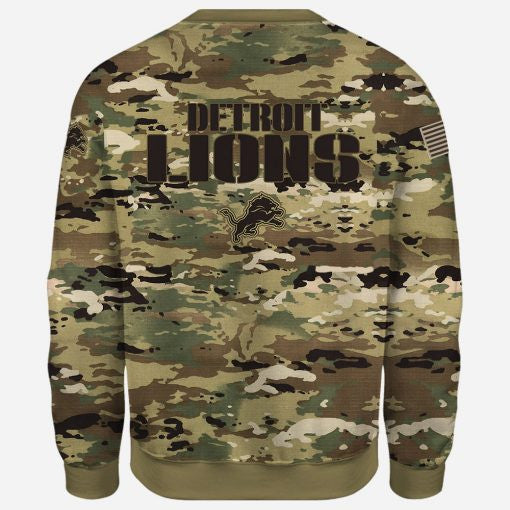 Detroit Lions Personalized All Over Printed 235