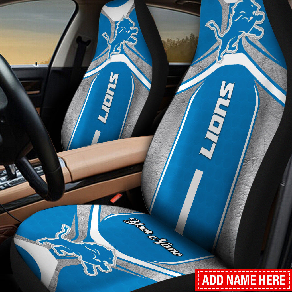 Detroit Lions Personalized Car Seat Covers BG250