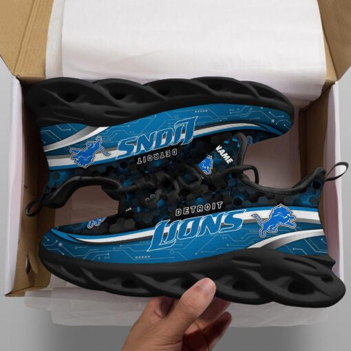 Detroit Lions Personalized Yezy Running Sneakers 93