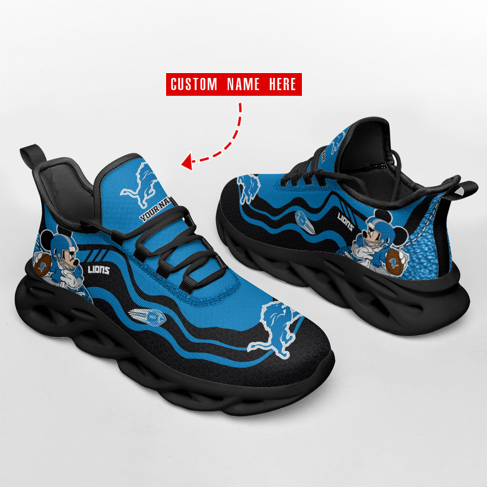 Detroit Lions Personalized Yezy Running Sneakers SPD509