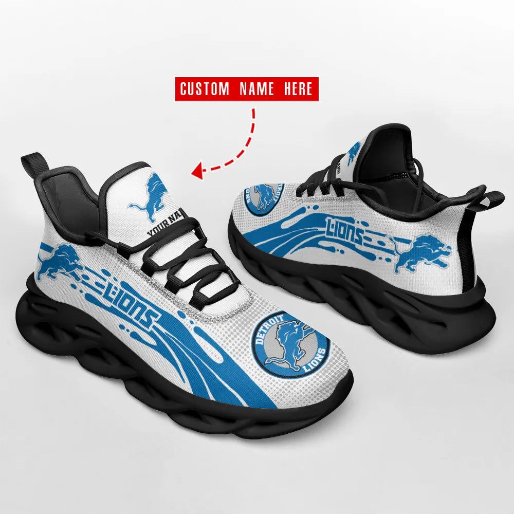 Detroit Lions Personalized Yezy Running Sneakers SPD562
