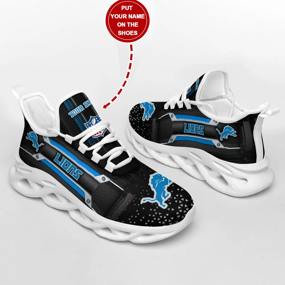 Detroit Lions Personalized Yezy Running Sneakers SPD579