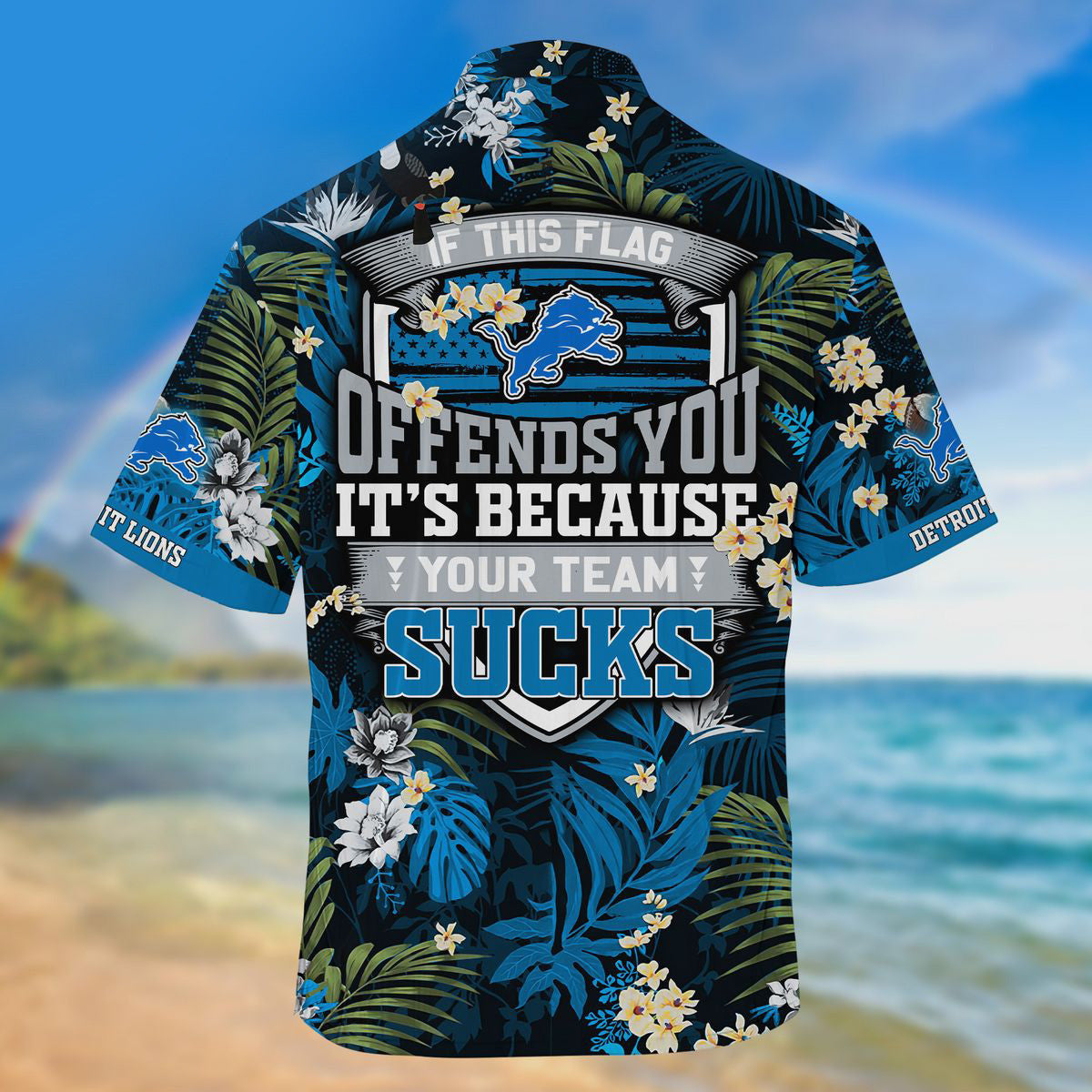 Detroit Lions Summer Hawaiian Shirt 14