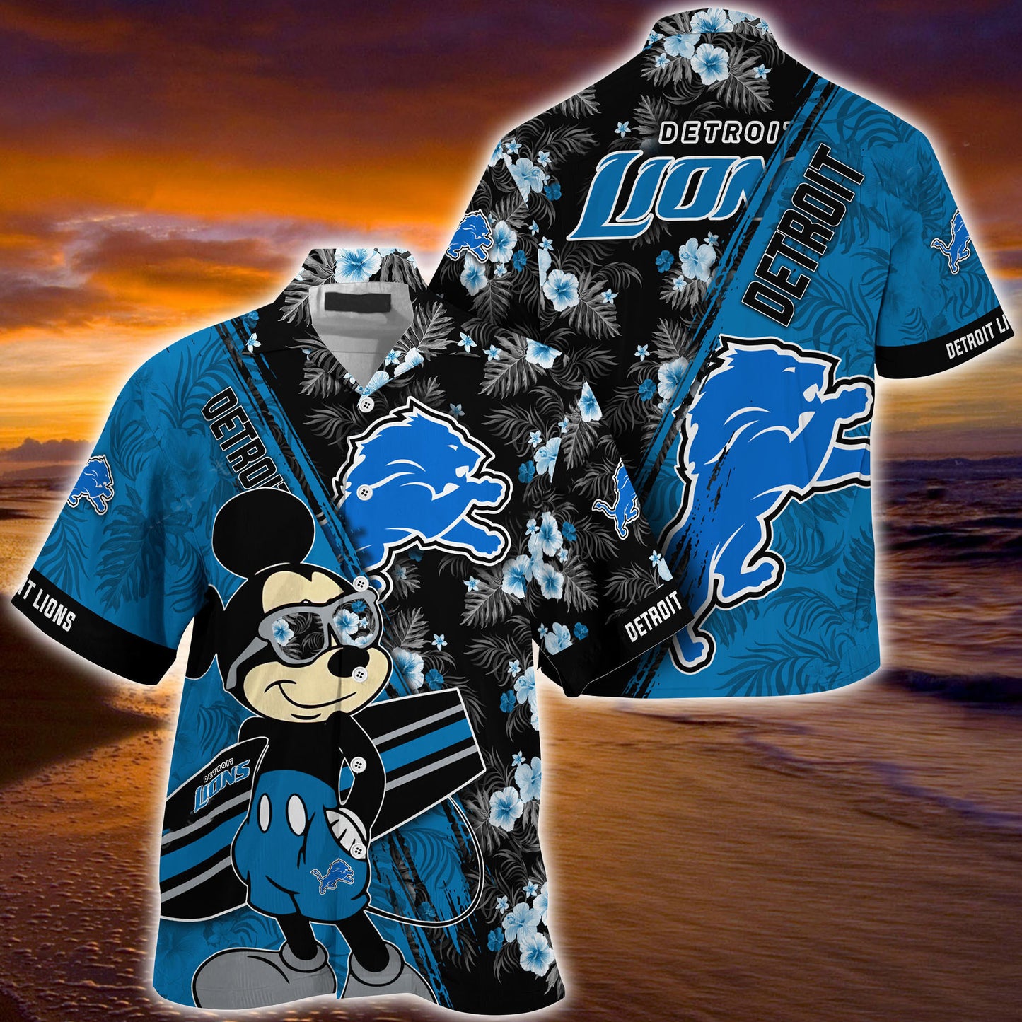 Detroit Lions Summer Hawaiian Shirt 53