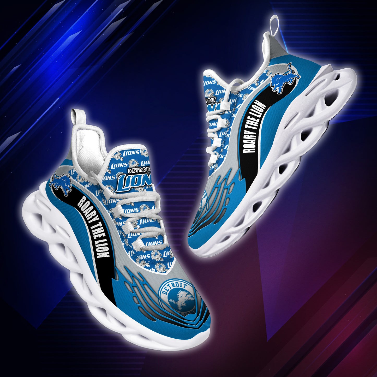 Detroit Lions Yezy Running Sneakers BB180
