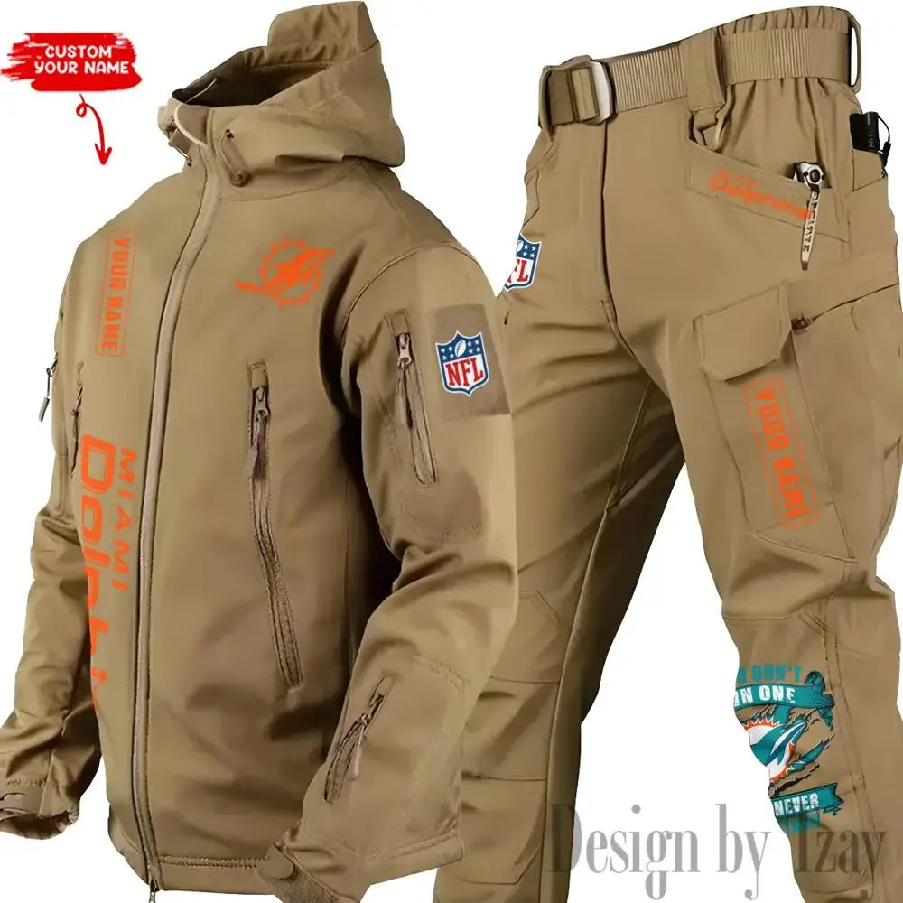 Miami Dolphins Outdoor Jacket and Pants 000114