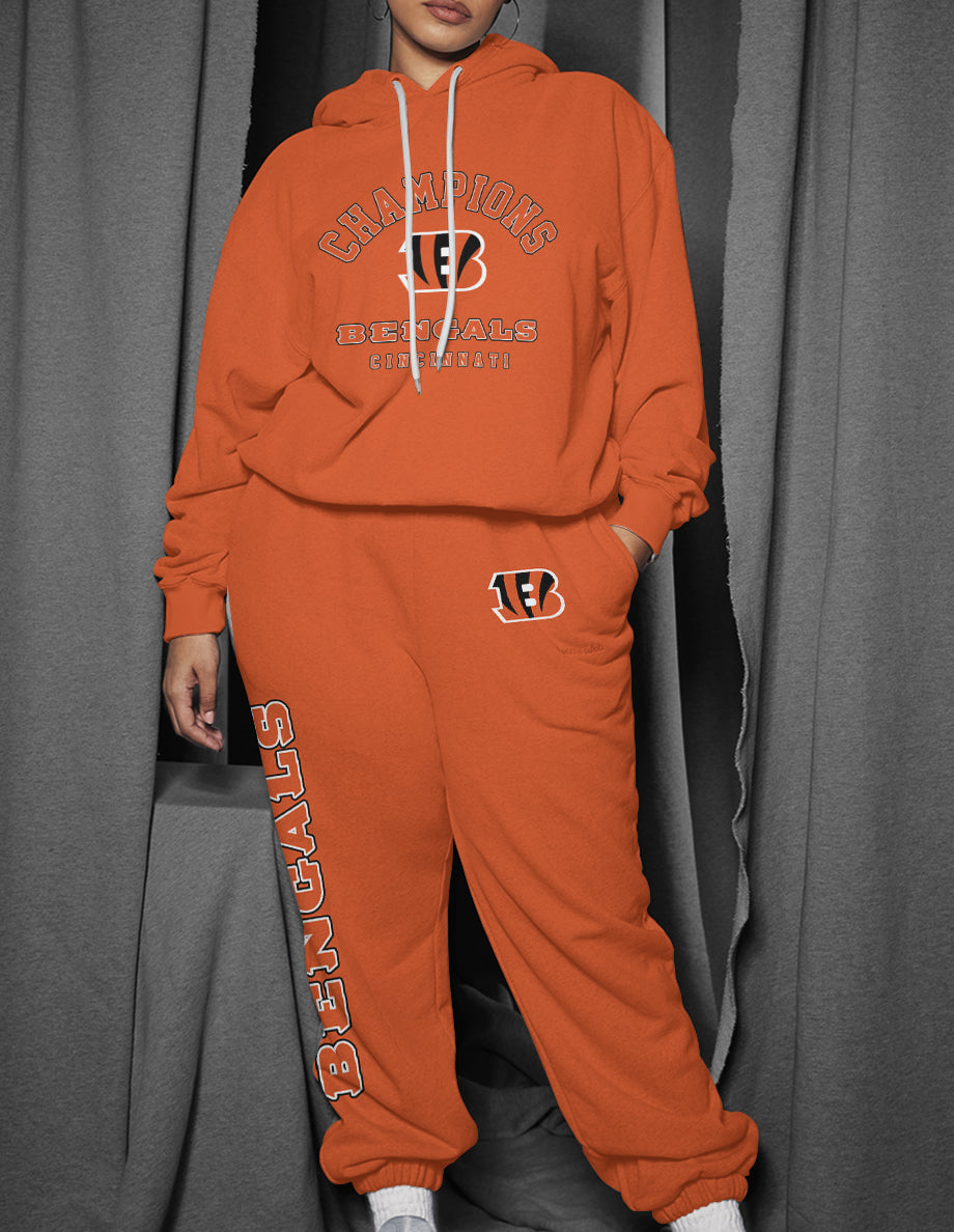 Cincinnati Bengals Combo Pullover Hoodie And Sweatpants AZBTPHSP000198