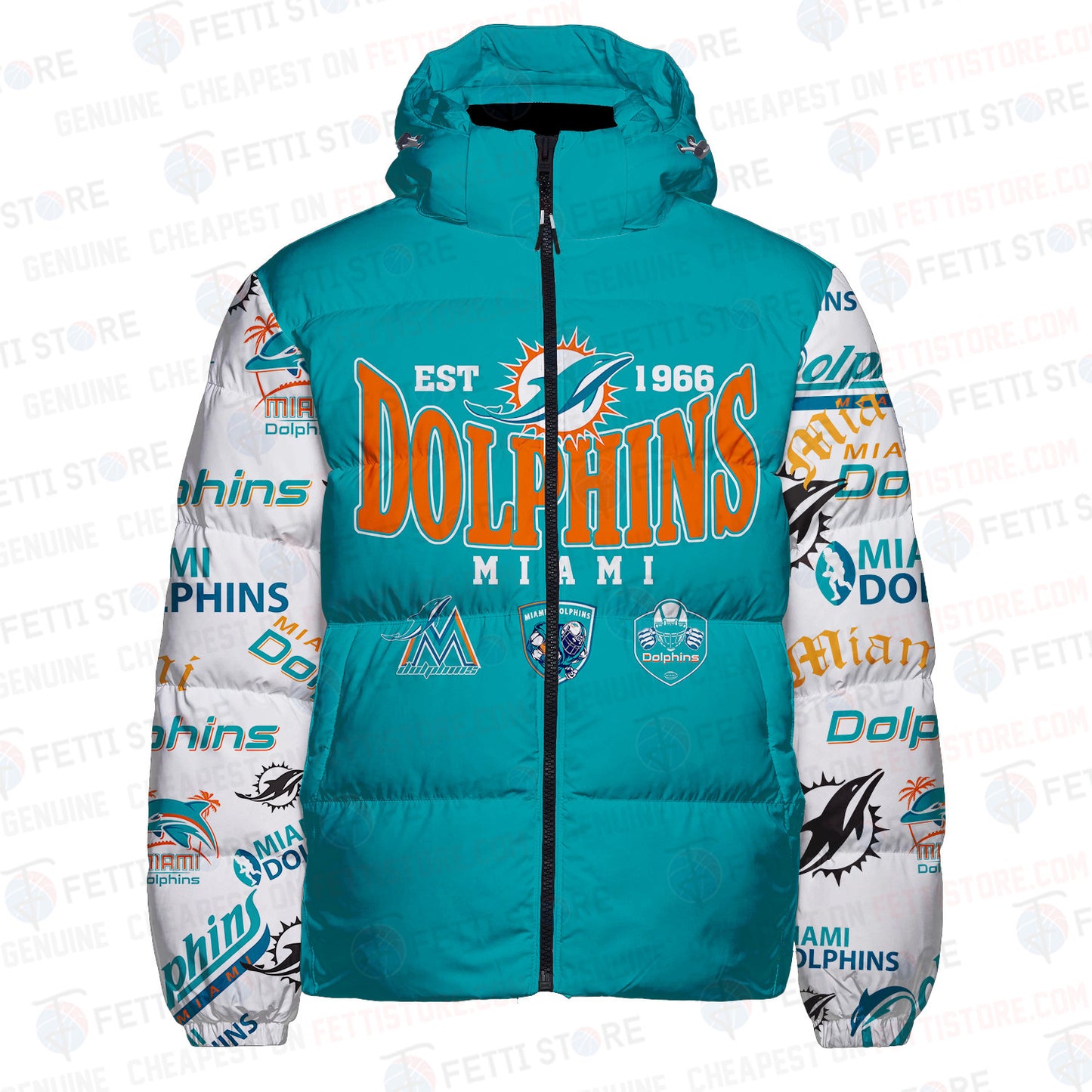 Miami Dolphins CozyCloud Down Jacket AZBTDWJ000201