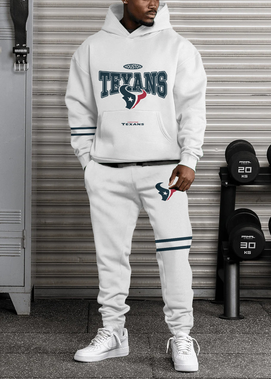 Houston Texans Combo Pullover Hoodie And Sweatpants AZBTPHSP000333