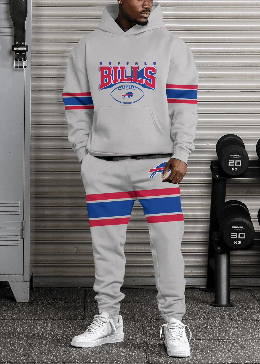 Buffalo Bills Combo Pullover Hoodie And Sweatpants AZBTPHSP000215