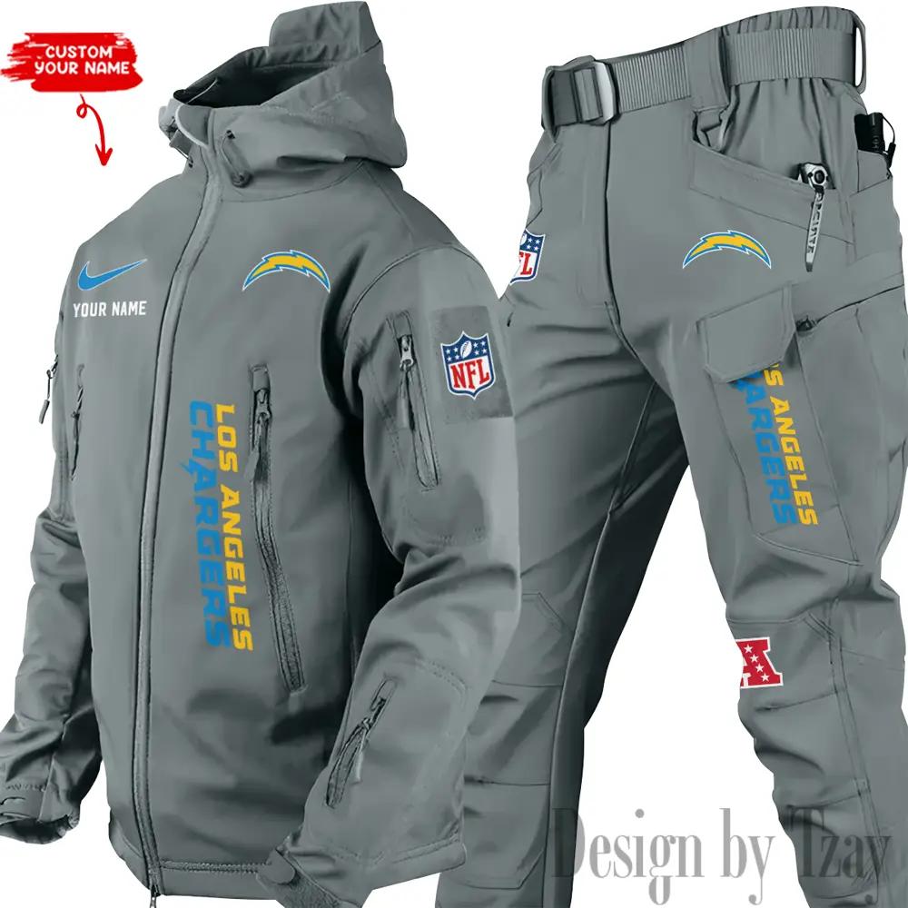 Los Angeles Chargers Outdoor Jacket and Pants 000053