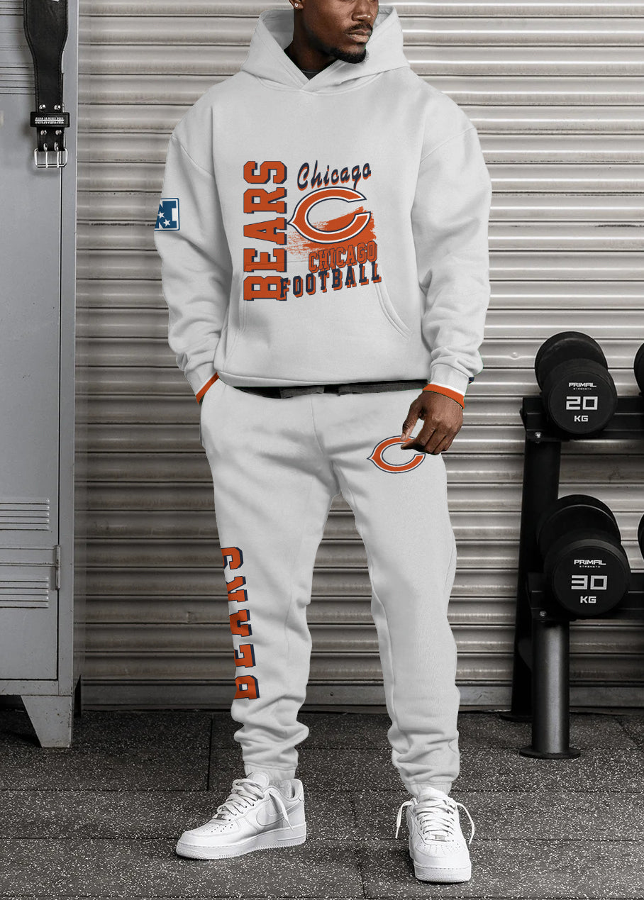 Chicago Bears Combo Pullover Hoodie And Sweatpants AZBTPHSP000228