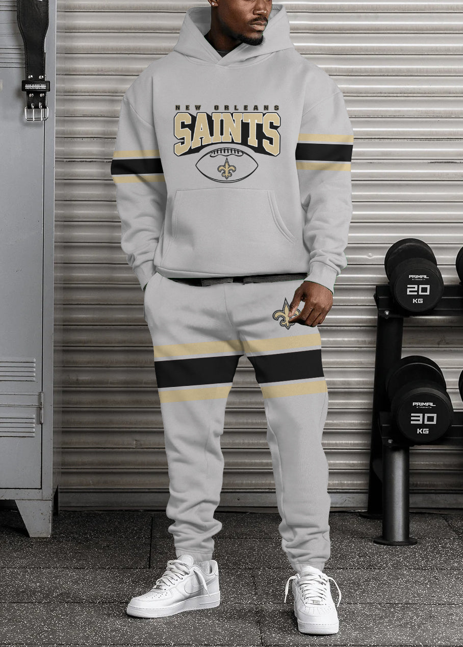 New Orleans Saints Combo Pullover Hoodie And Sweatpants AZBTPHSP000180