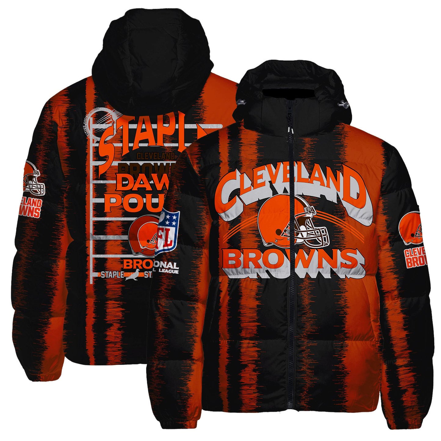 Cleveland Browns CozyCloud Down Jacket AZBTDWJ000215