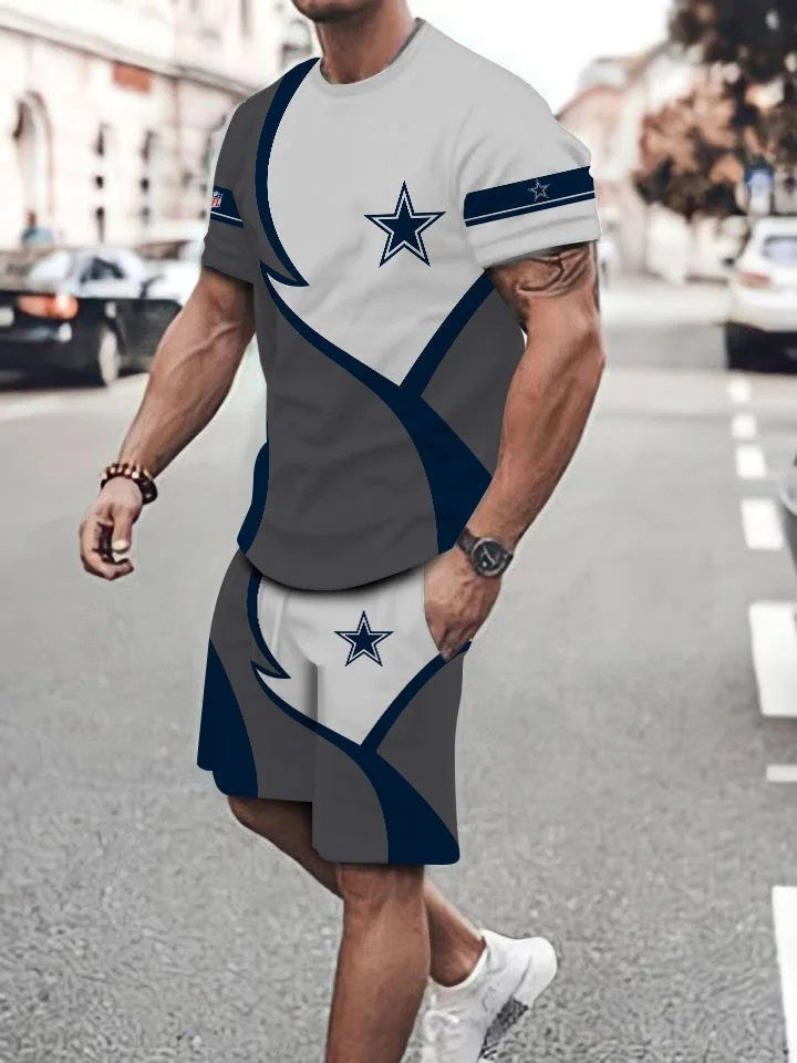 Dallas Cowboys T-shirt and Shorts AZTS058