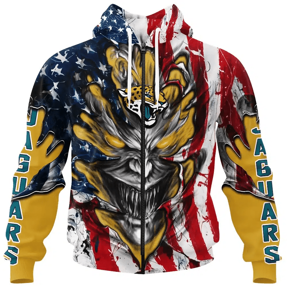 Jacksonville Jaguars All Over Printed T-shirt Sweatshirt Hoodie AZCHD582