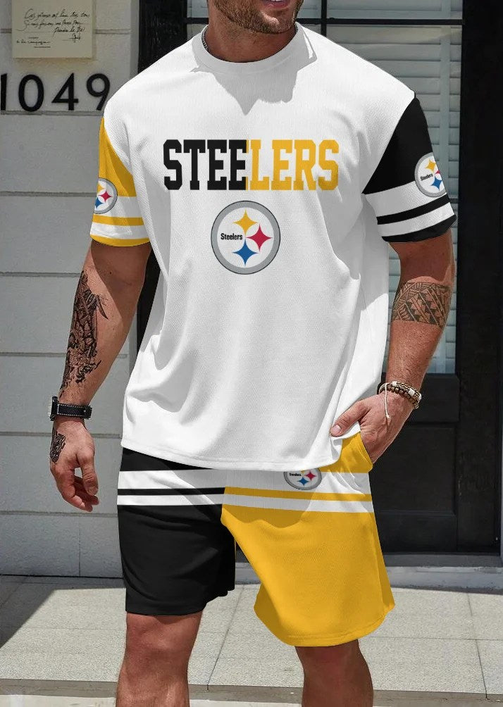Pittsburgh Steelers T-shirt and Shorts AZBTTSAS000018