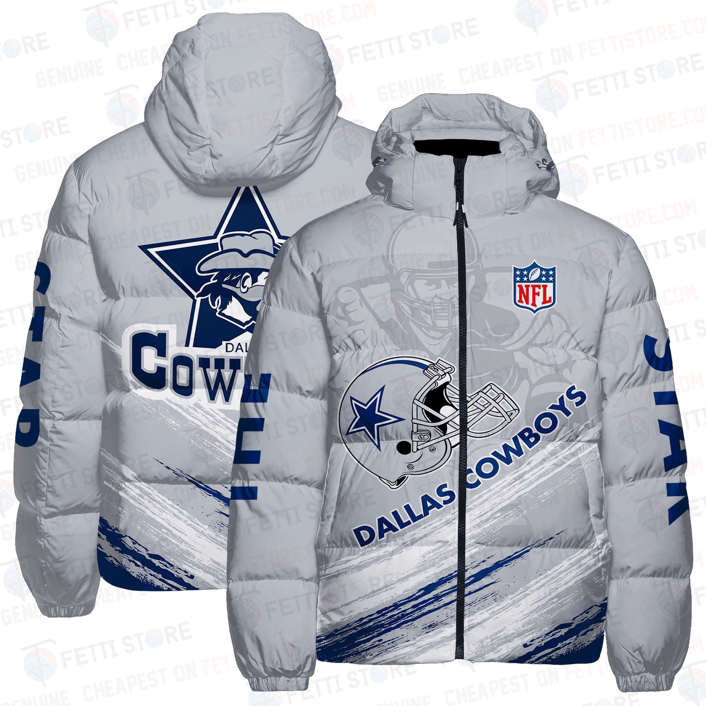 Dallas Cowboys CozyCloud Down Jacket AZBTDWJ000005