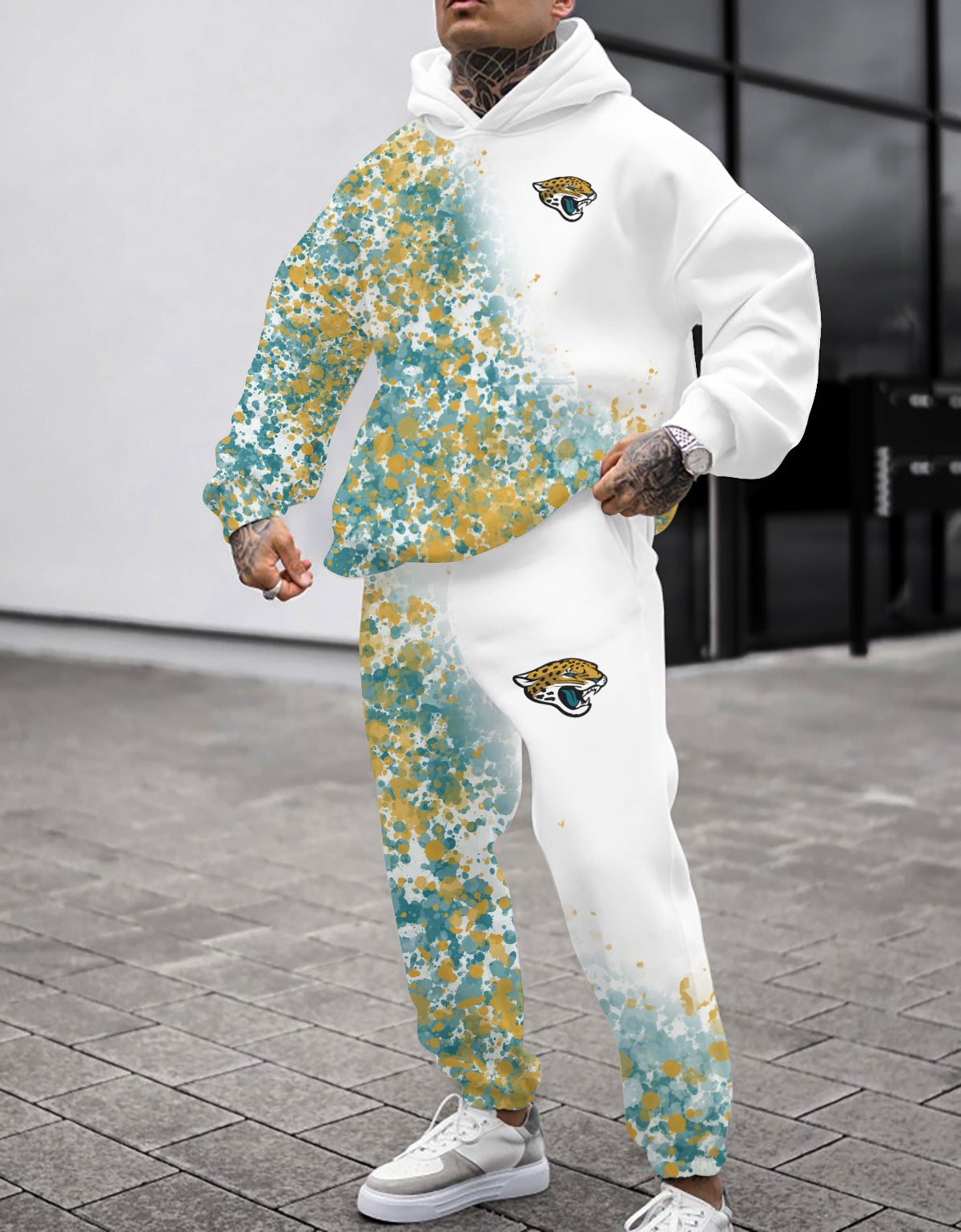 Jacksonville Jaguars Combo Pullover Hoodie And Sweatpants AZBTPHSP000291