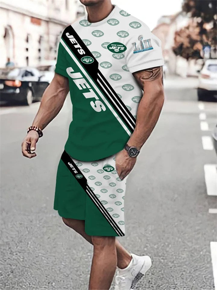 New York Jets T-shirt and Shorts AZTS596