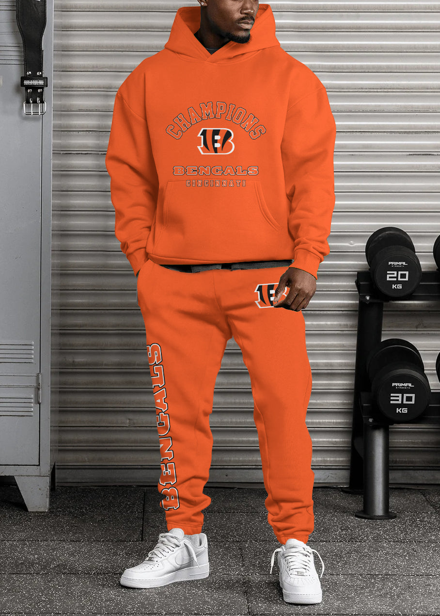 Cincinnati Bengals Combo Pullover Hoodie And Sweatpants AZBTPHSP000427