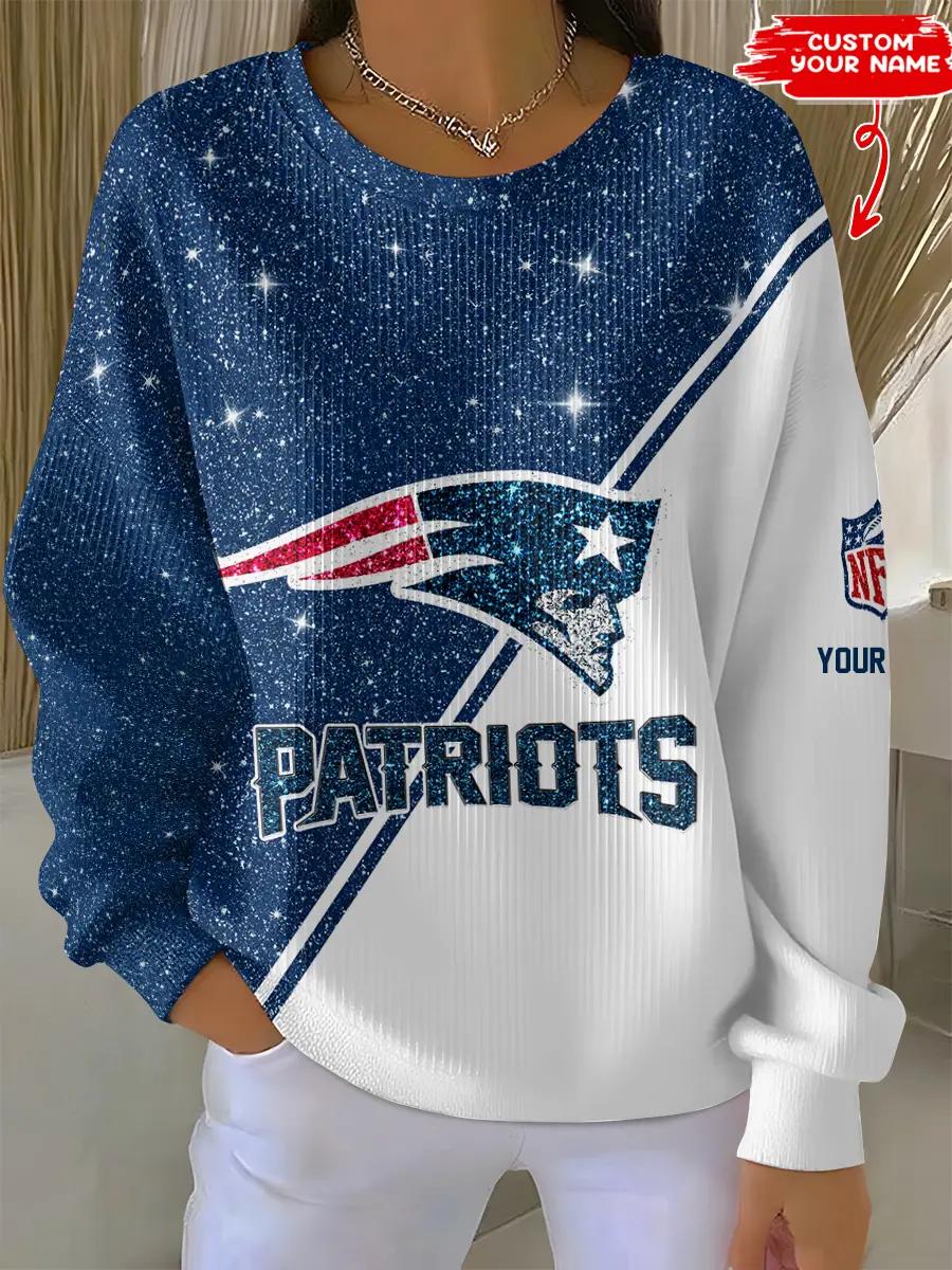 New England Patriots Women’s Knit Sweatshirt EM150